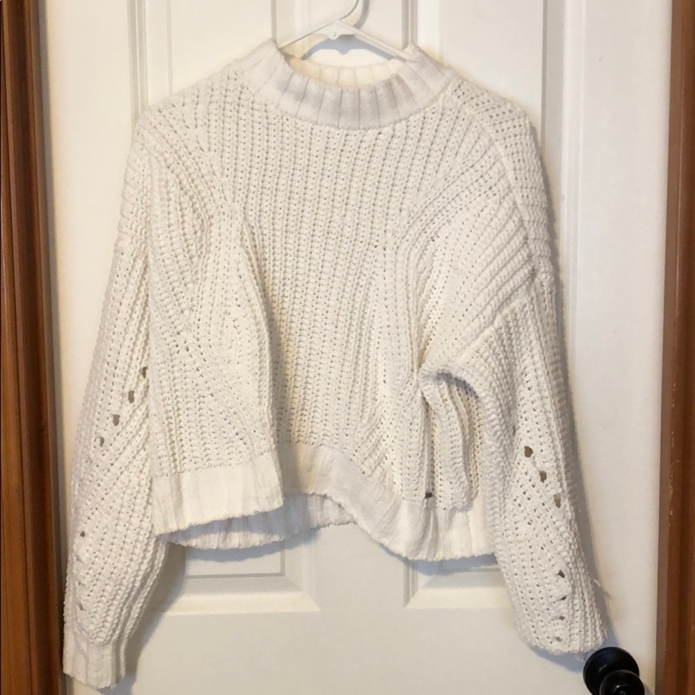 Hollister crop sweater